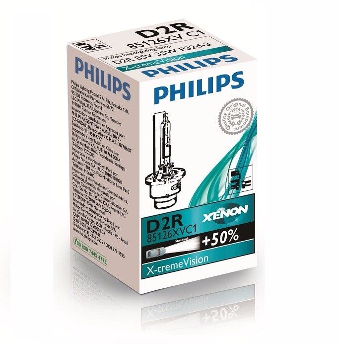 D2R  XENON ΛΑΜΠΑ PHILIPS 6000Κ WHITEVISION  